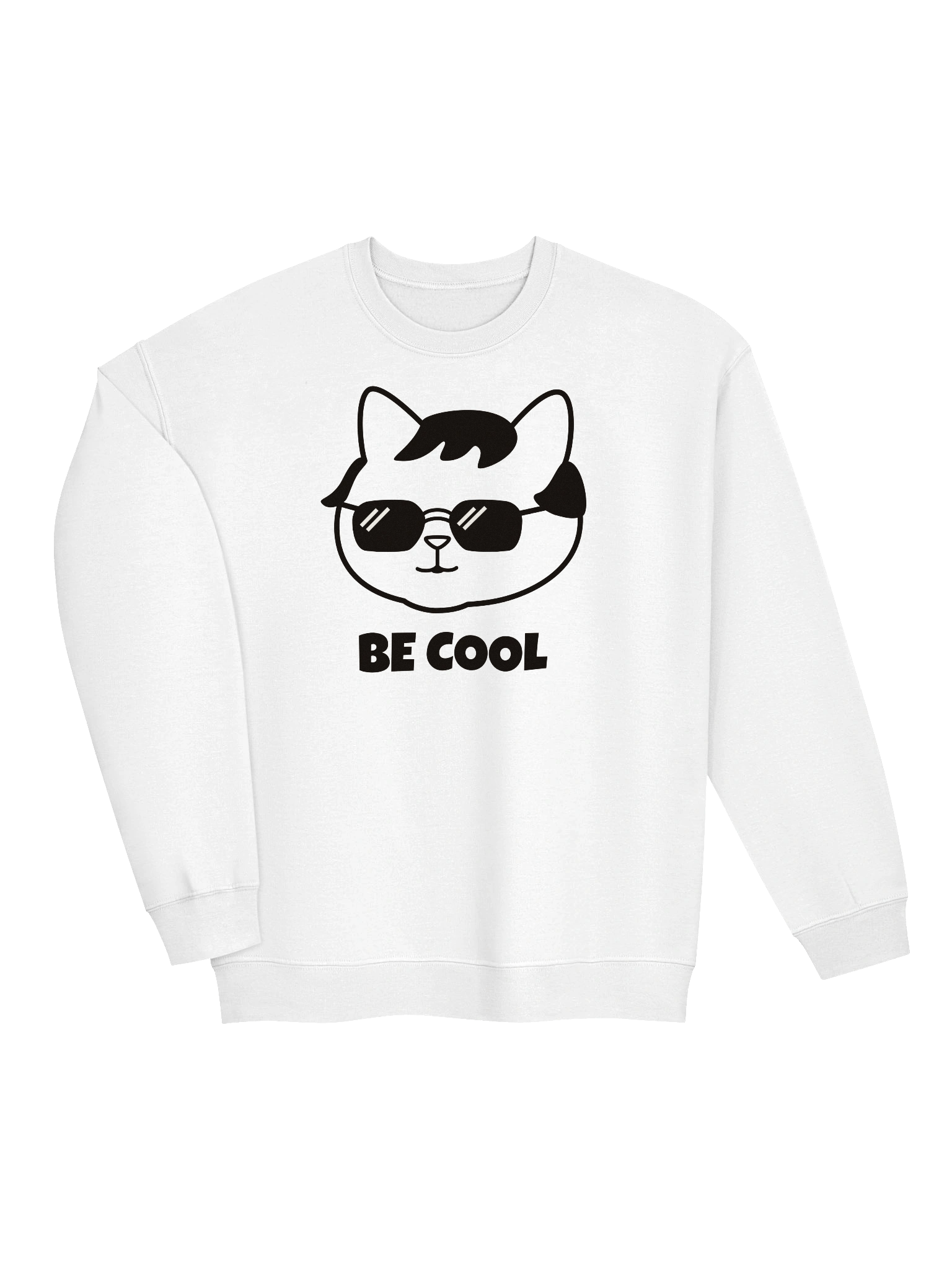 Goromi the Cat in Wig (BE COOL) - Unisex Adult Sweatshirt product image (31)