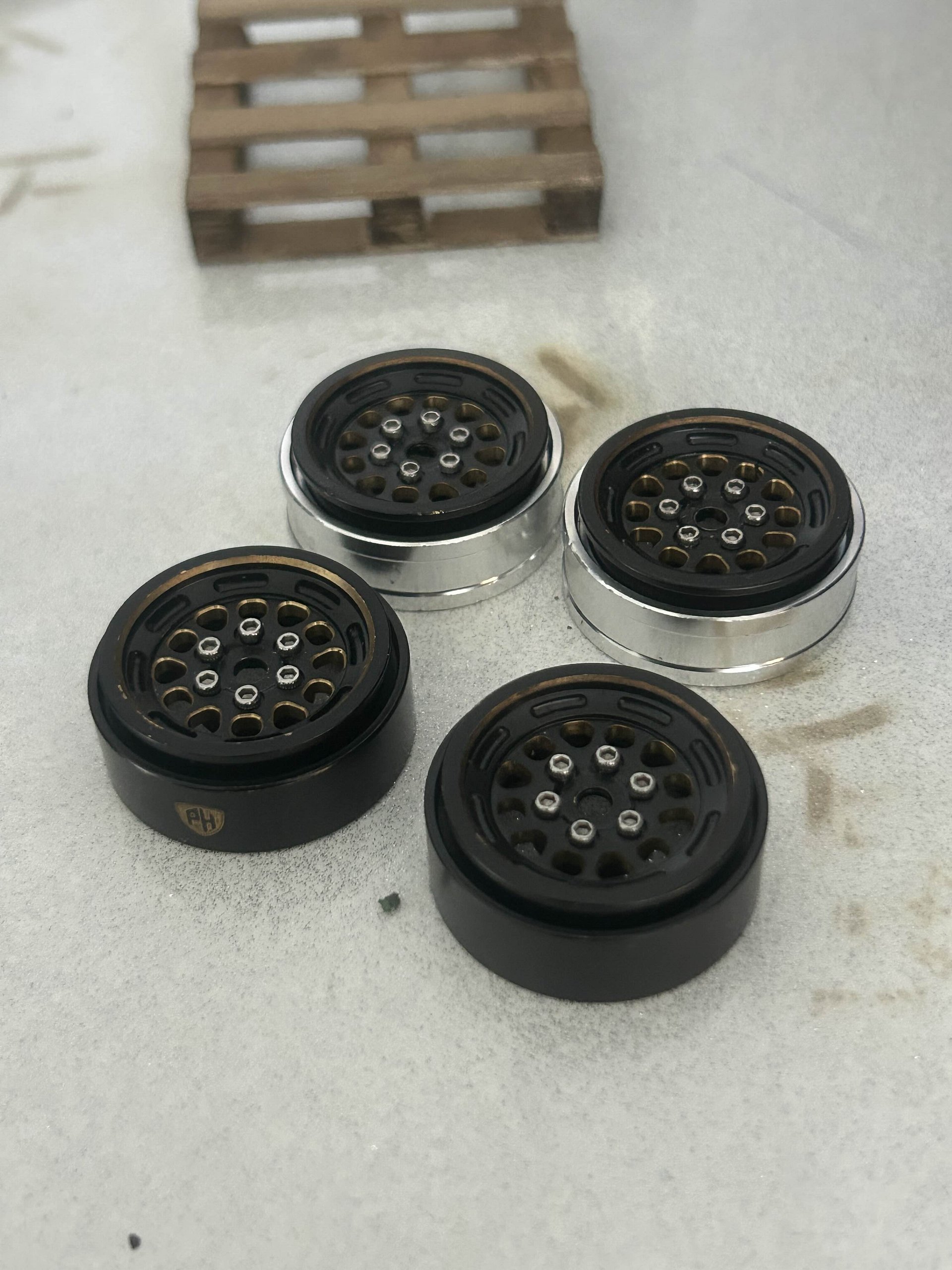 Powerhobby brass wheels product image (2)