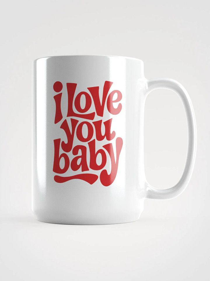 Bold Love Statement White Glossy Mug product image (1)