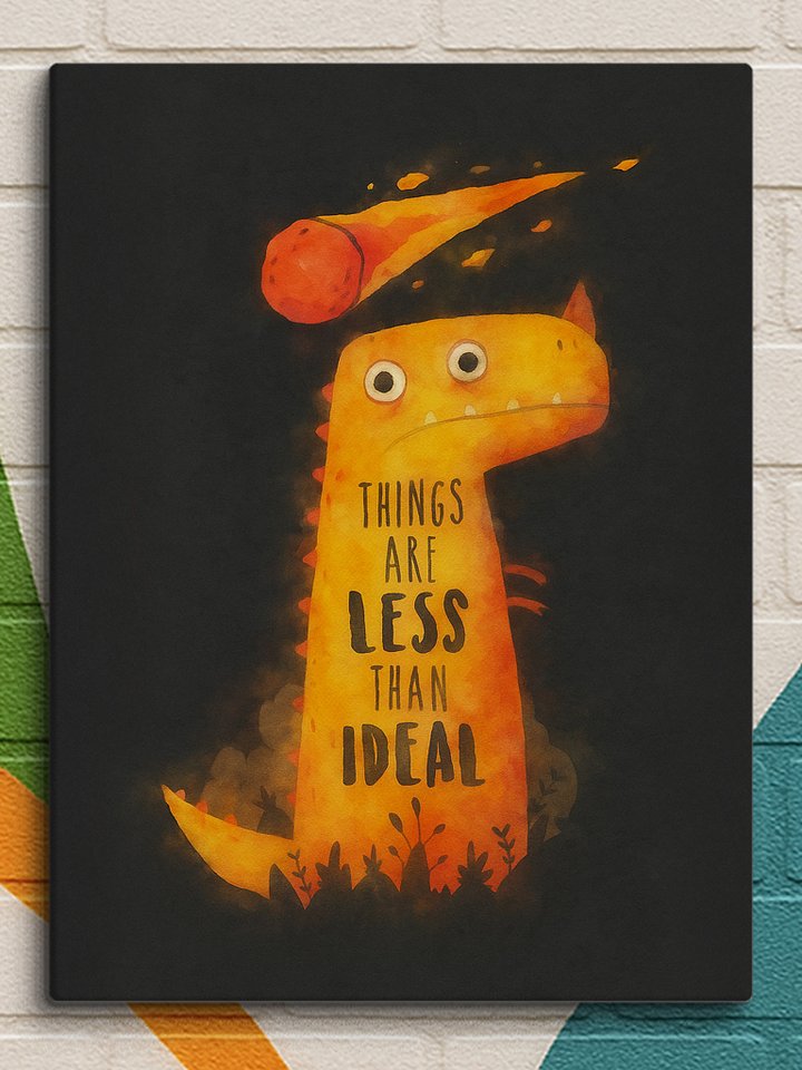 Less Than Ideal - Canvas product image (1)