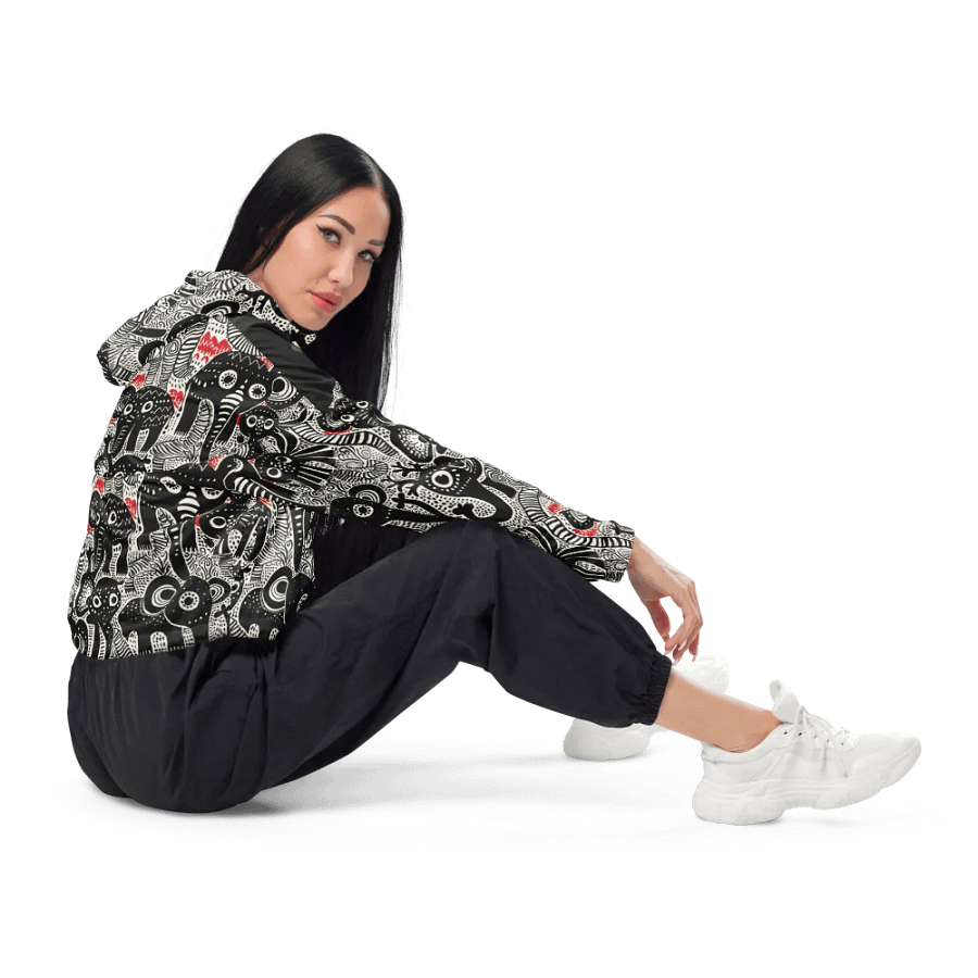 Elephant Soul Women's Cropped Windbreaker product image (4)