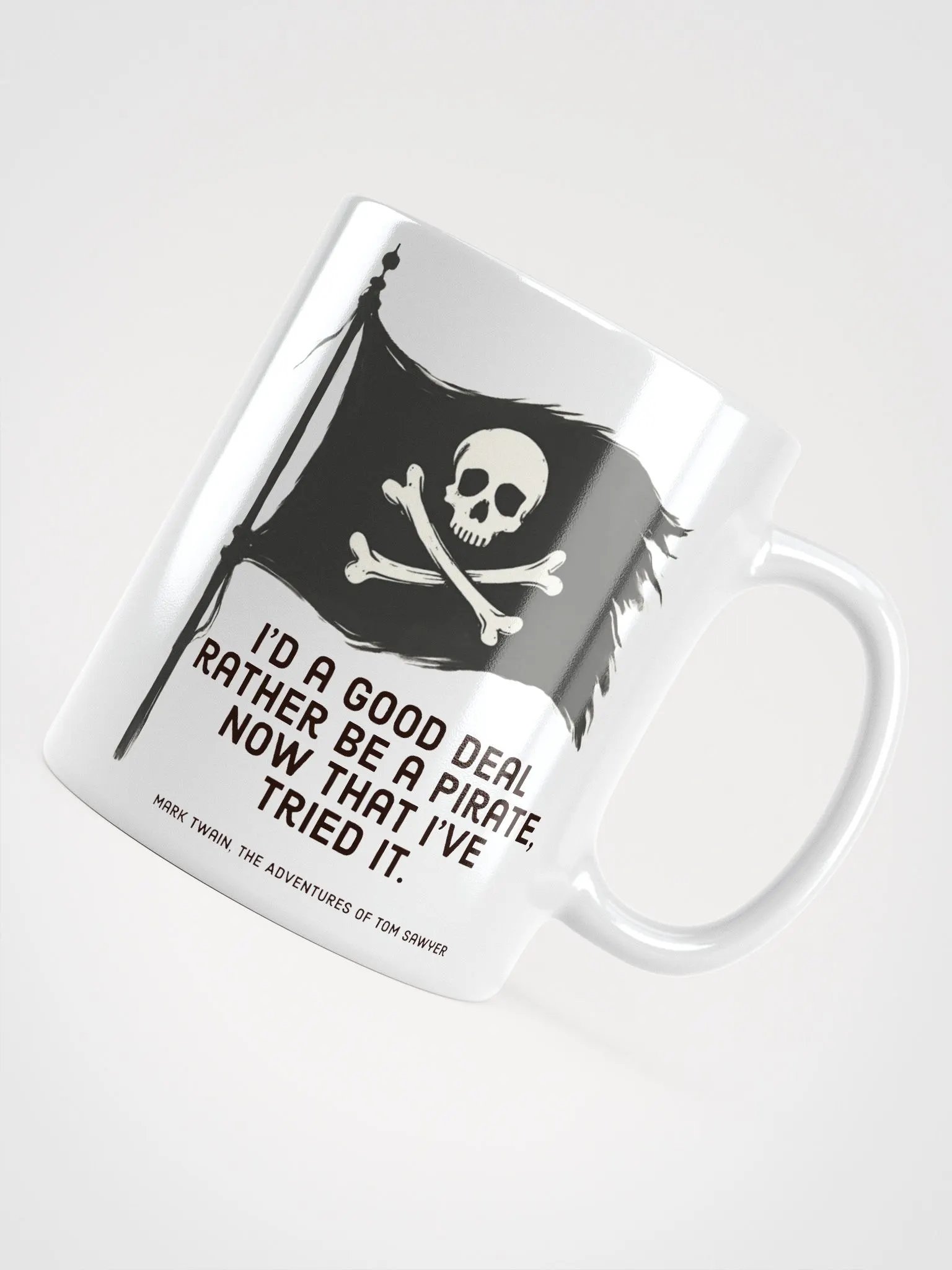 I’d Rather Be a Pirate Twain Mug product image (10)