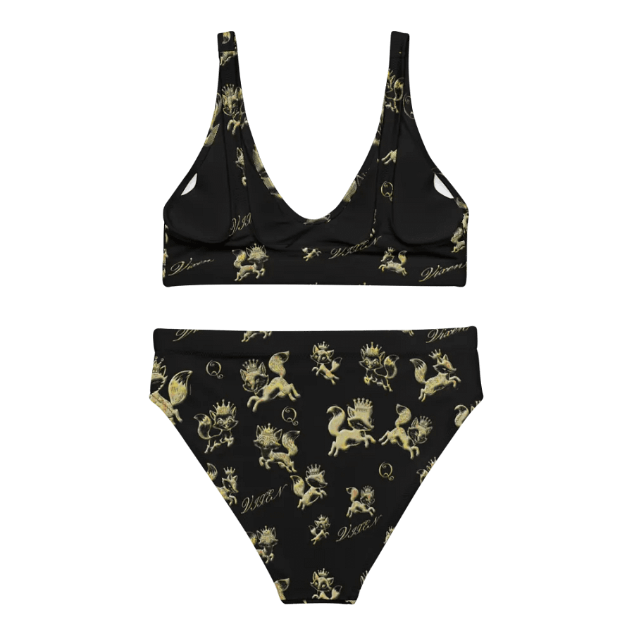 Vixen Queen Golden Vixen High Wasted black Bikini product image (4)