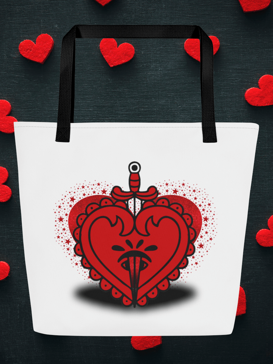 Love Hurts All-Over Print Tote Bag product image (1)