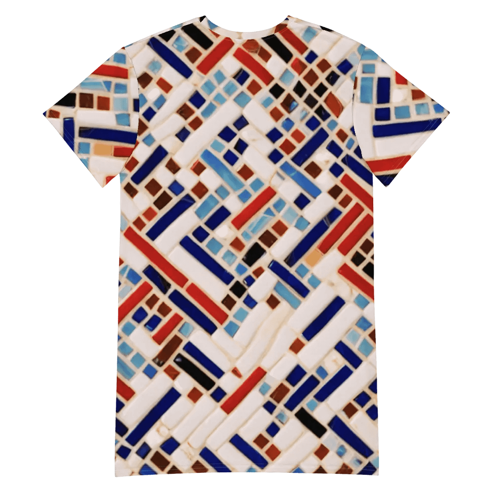 Linear Luxe T Shirt Dress product image (2)