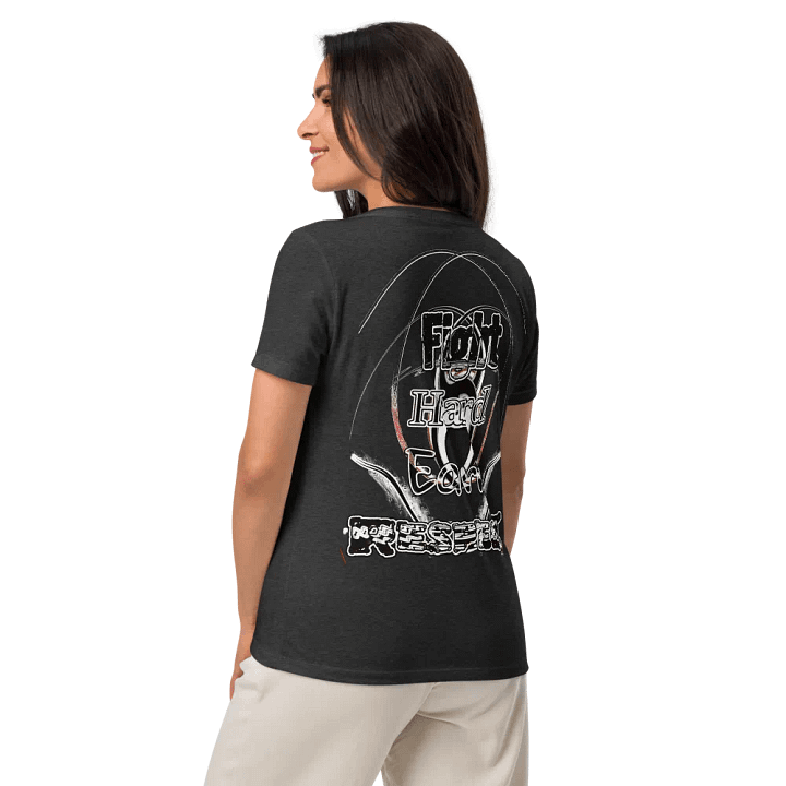Fight Hard Earn Respect - Women's Relaxed V-Neck T-Shirt product image (1)