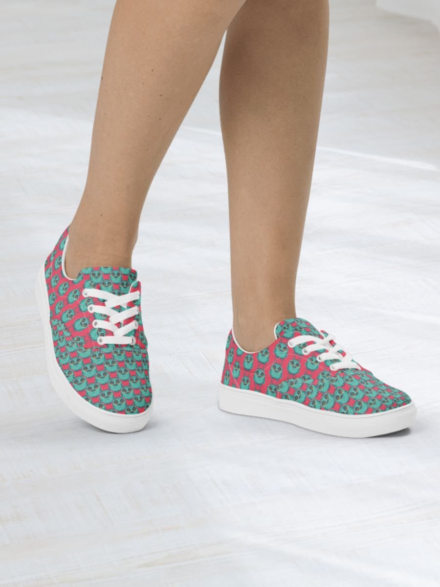 My Little Monster Lace-Up Canvas Shoes product image (12)