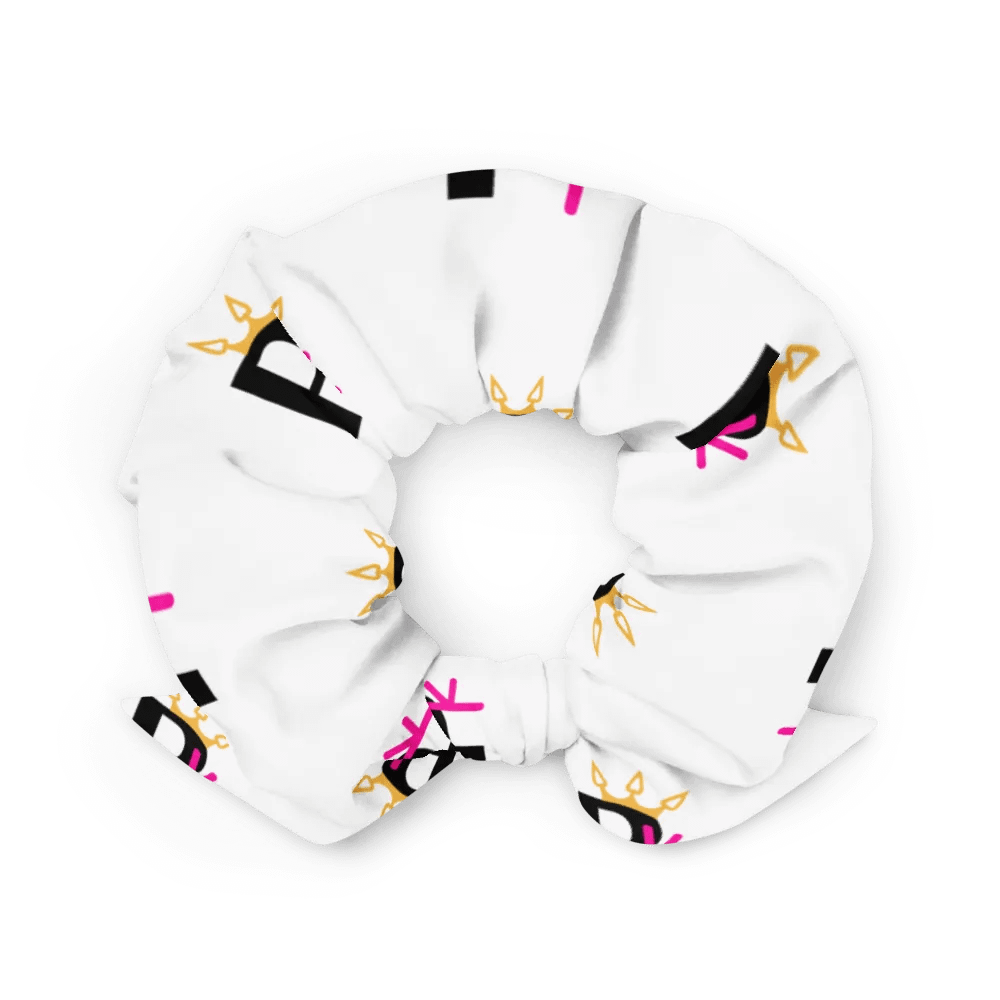 Logo Scrunchie - White product image (4)