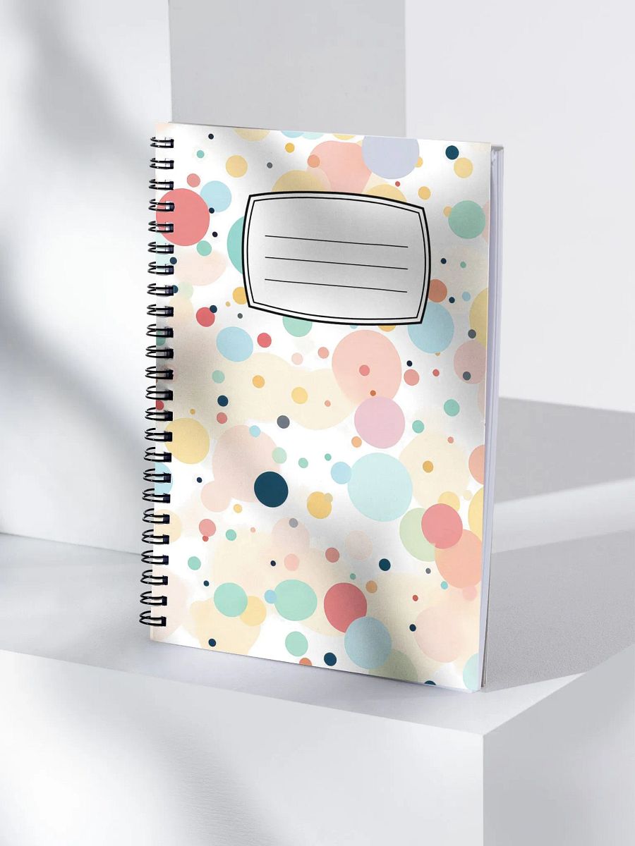 Splash confetti style Notebook product image (4)