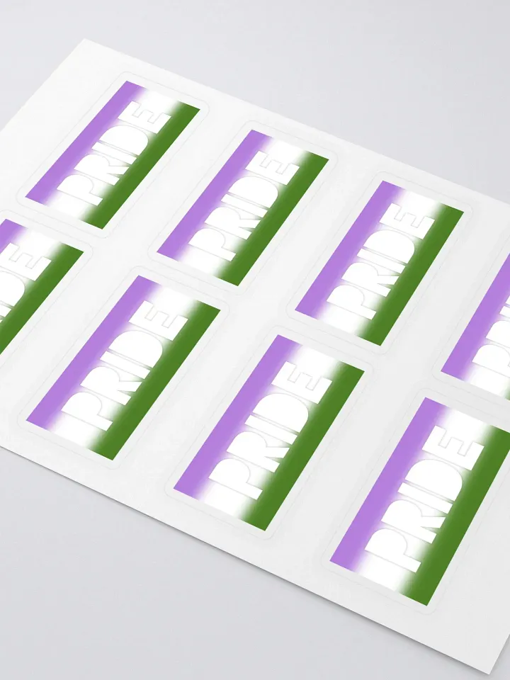 Gender Queer Pride On Display - Stickers product image (2)
