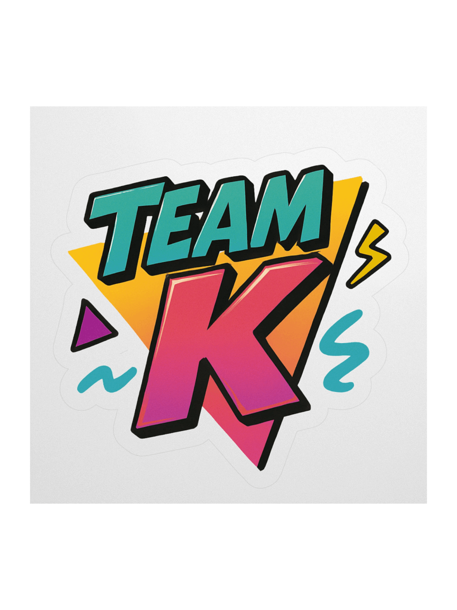 Team K 1990's STICKERS product image (2)