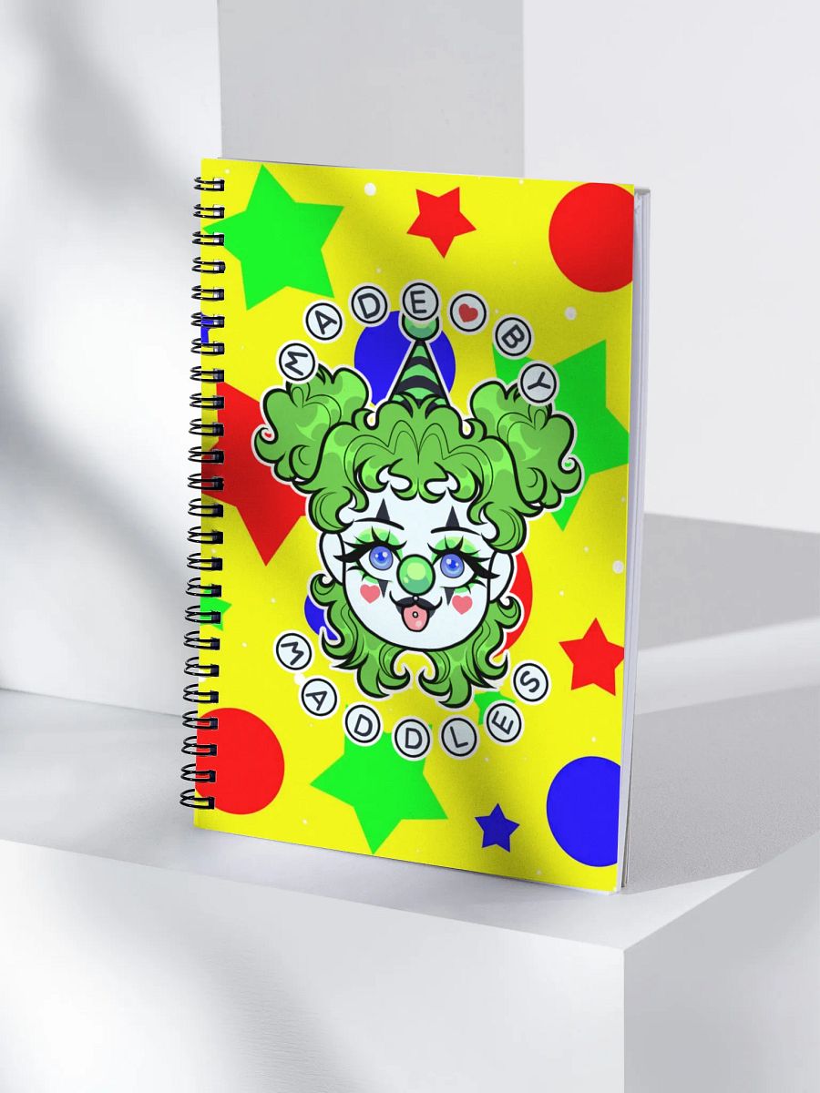 Made by Maddles Logo Dotted Spiral Notebook product image (4)