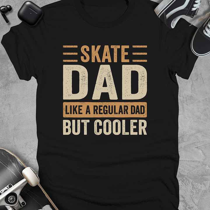 Skate dad, Funny skateboarding t-shirt, Unisex product image (1)