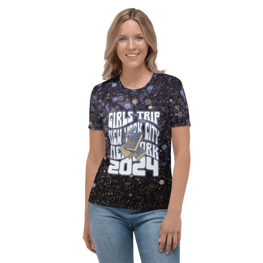 Girls Trip New York 2024 All Over Print T-shirt product image (2)