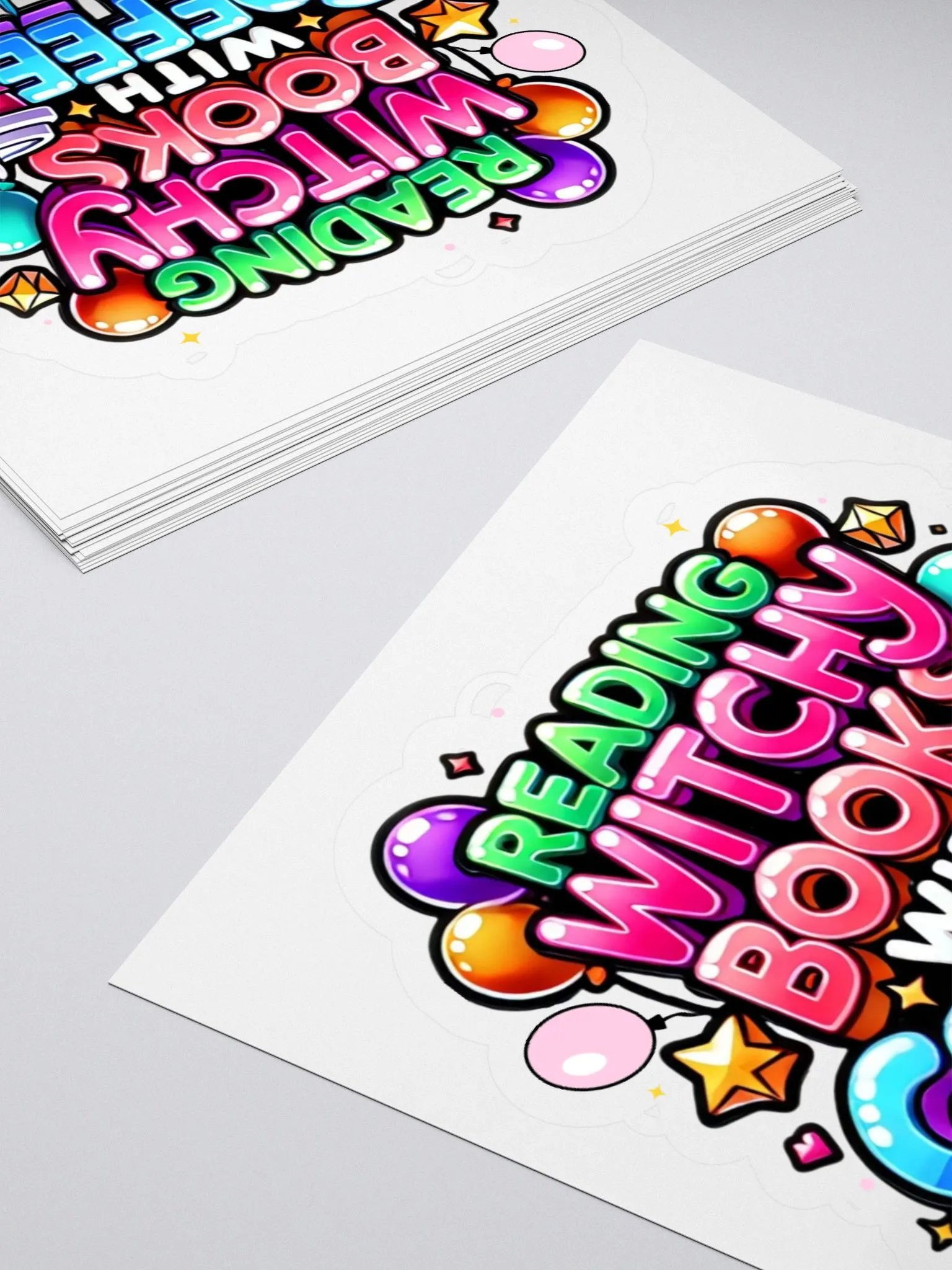 Reading Witchy Books Sticker product image (4)