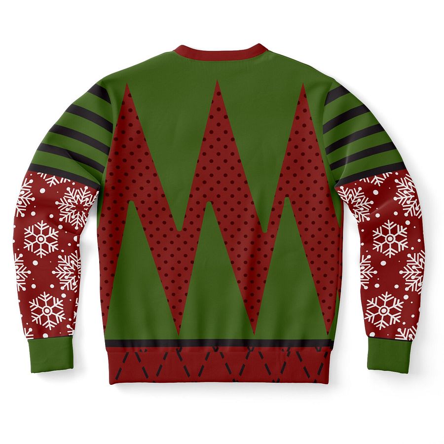 "Eat Me" Gingerbread Man Christmas Sweater | Funny Flirty Holiday Sweatshirt | Humorous Christmas Party Winter Outfit product image (10)