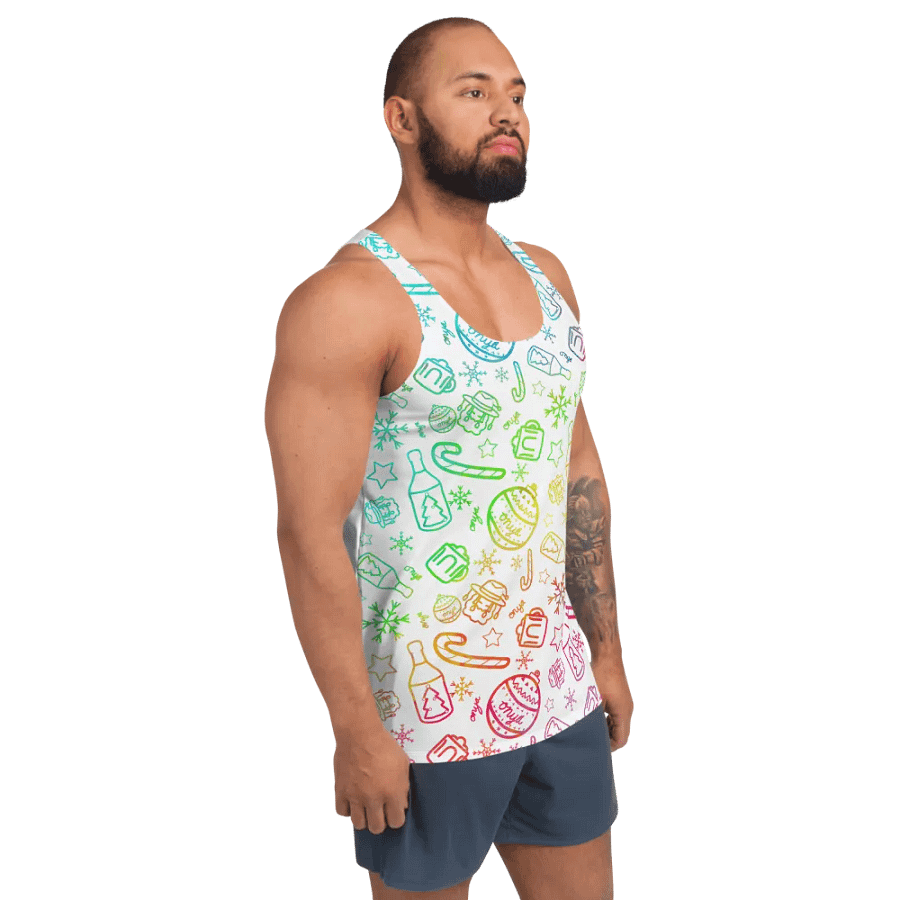 Limited Edition Christmas Rainbow Tank Top product image (3)