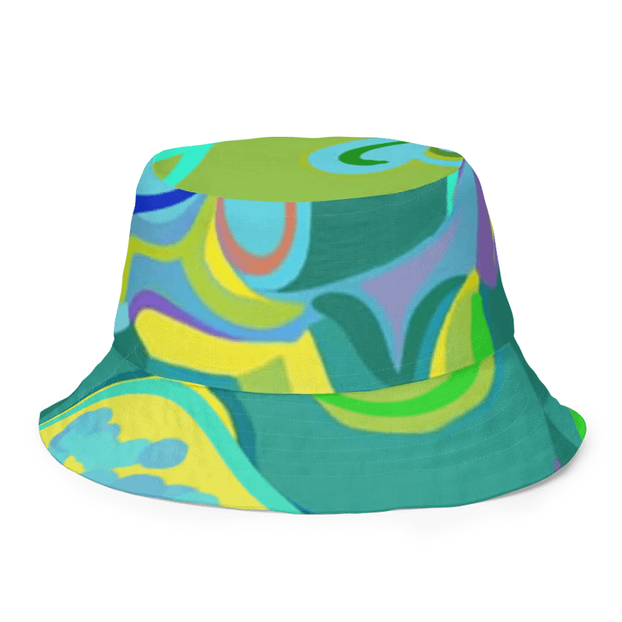 Swirls of Serenity Reversible Bucket Hat product image (8)