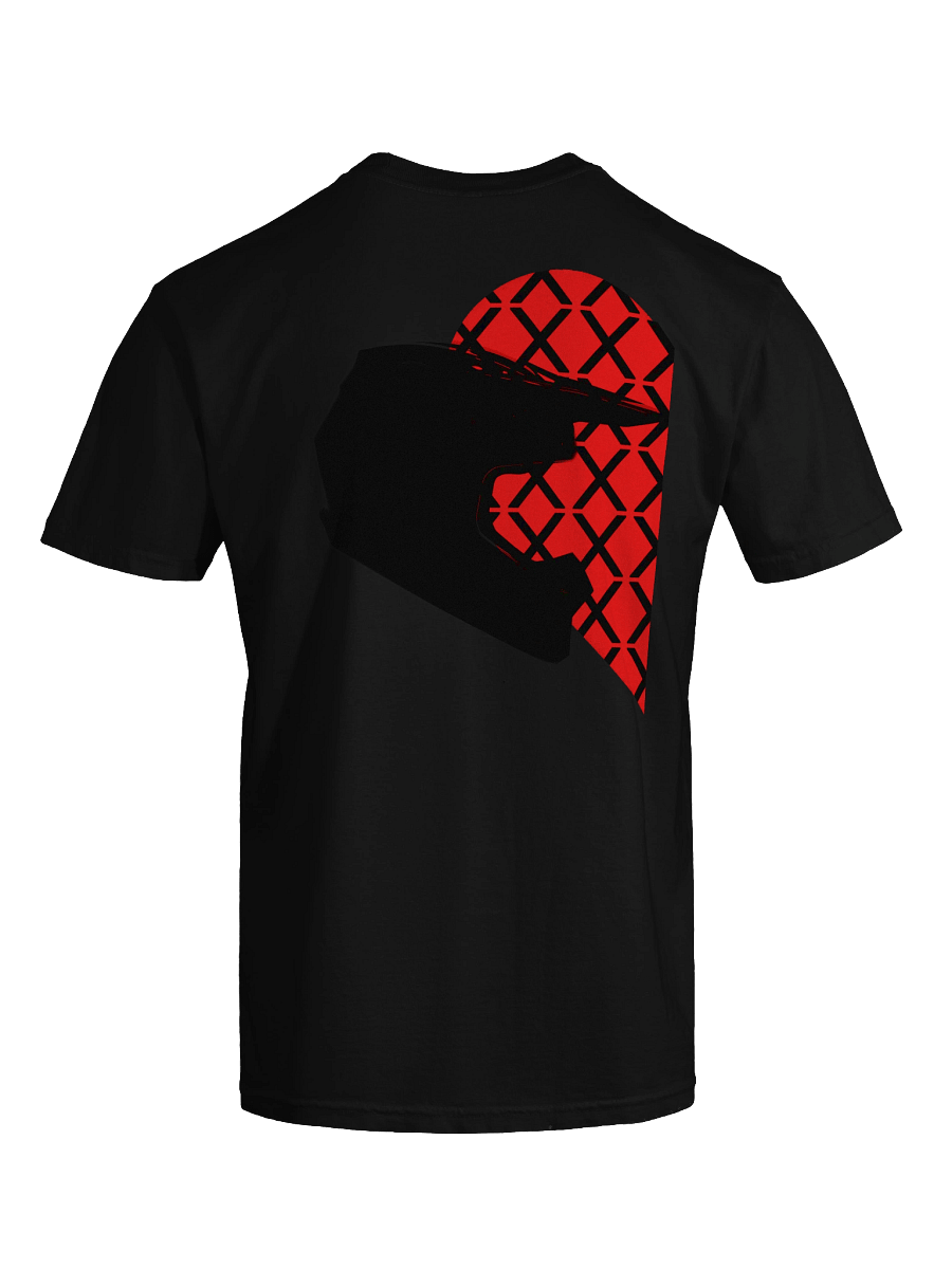 Matching Off-Road Helmet Heart (Black-Left) | Shirt product image (4)