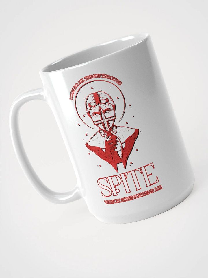 SPITE white glossy mug product image (1)
