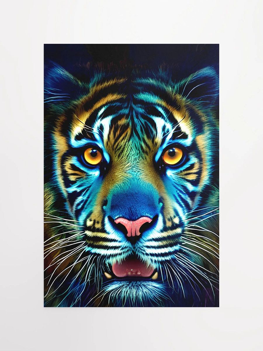 Sapphire Gaze - Fierce Tiger Poster product image (10)