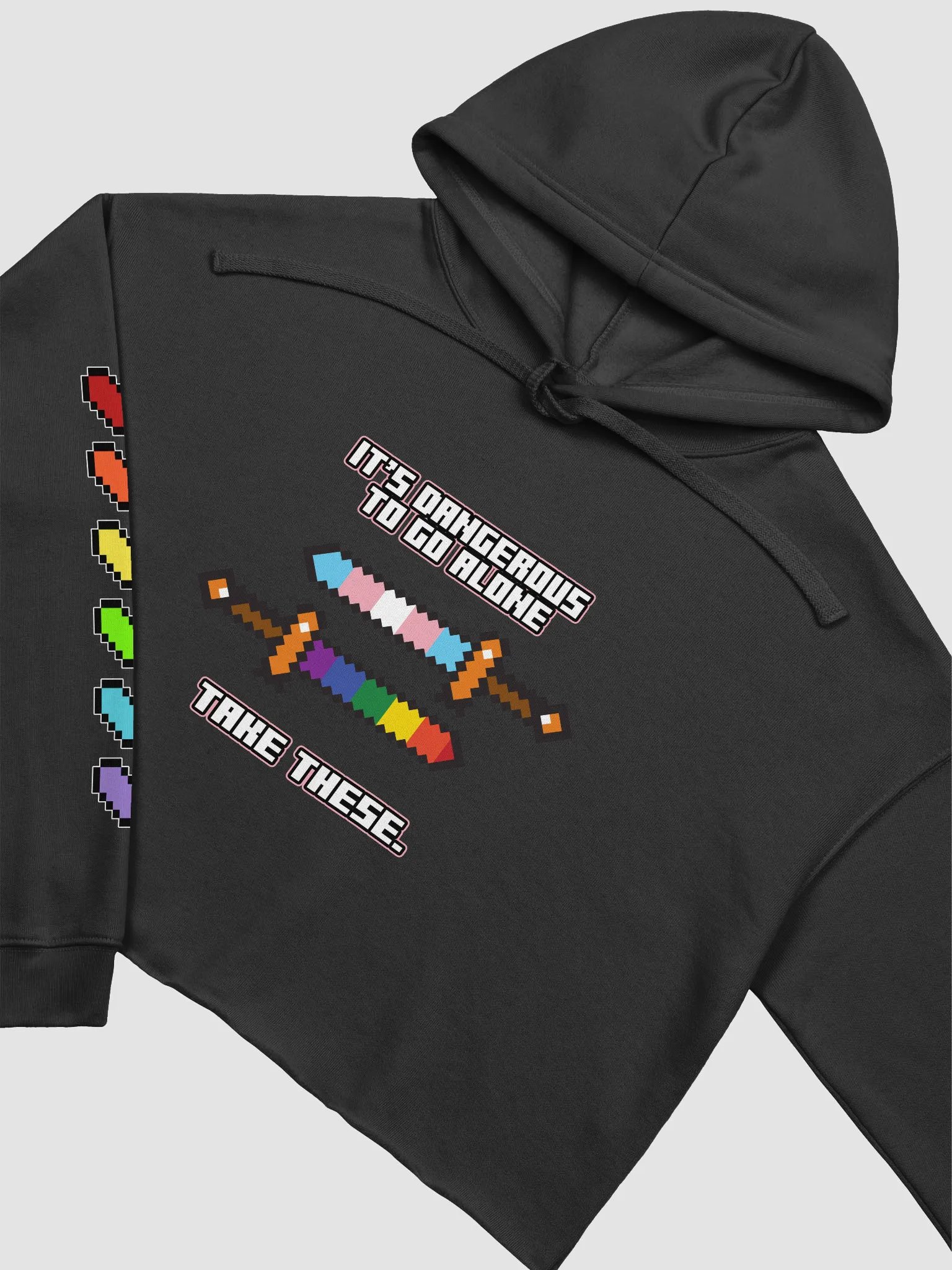 It's Dangerous to Go Alone - Cropped Hoodie product image (3)