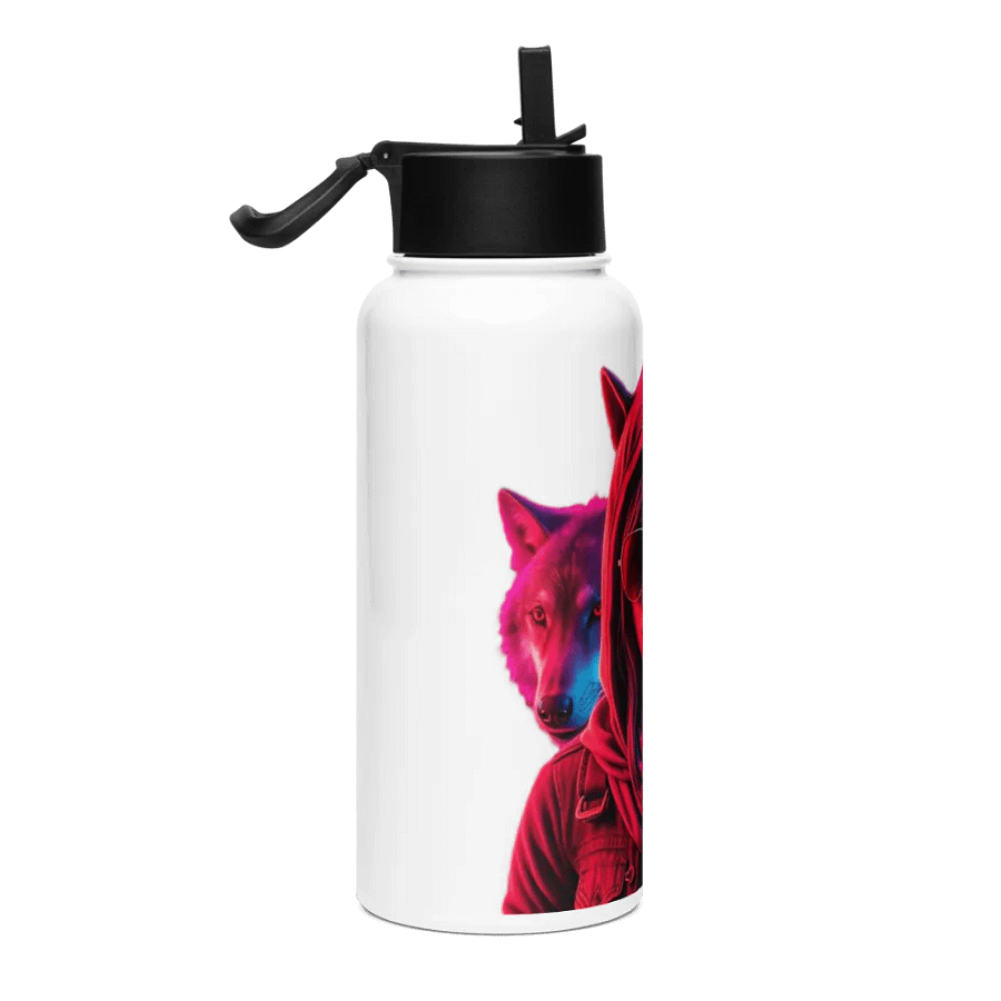 Varenikki Logo Stainless Steel Water Bottle with Straw Lid product image (3)