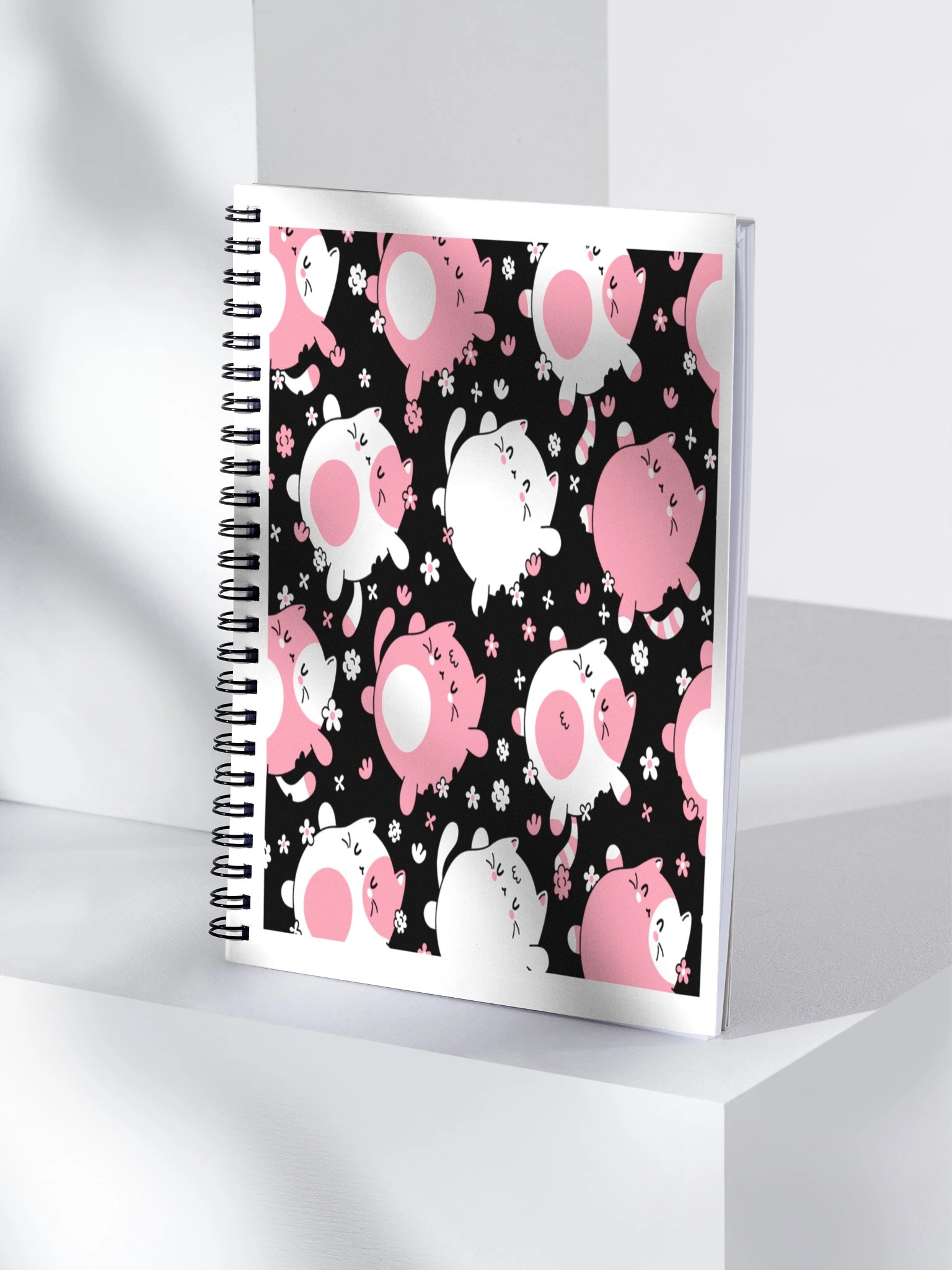Whimsical Cat Chaos Spiral Notebook product image (4)