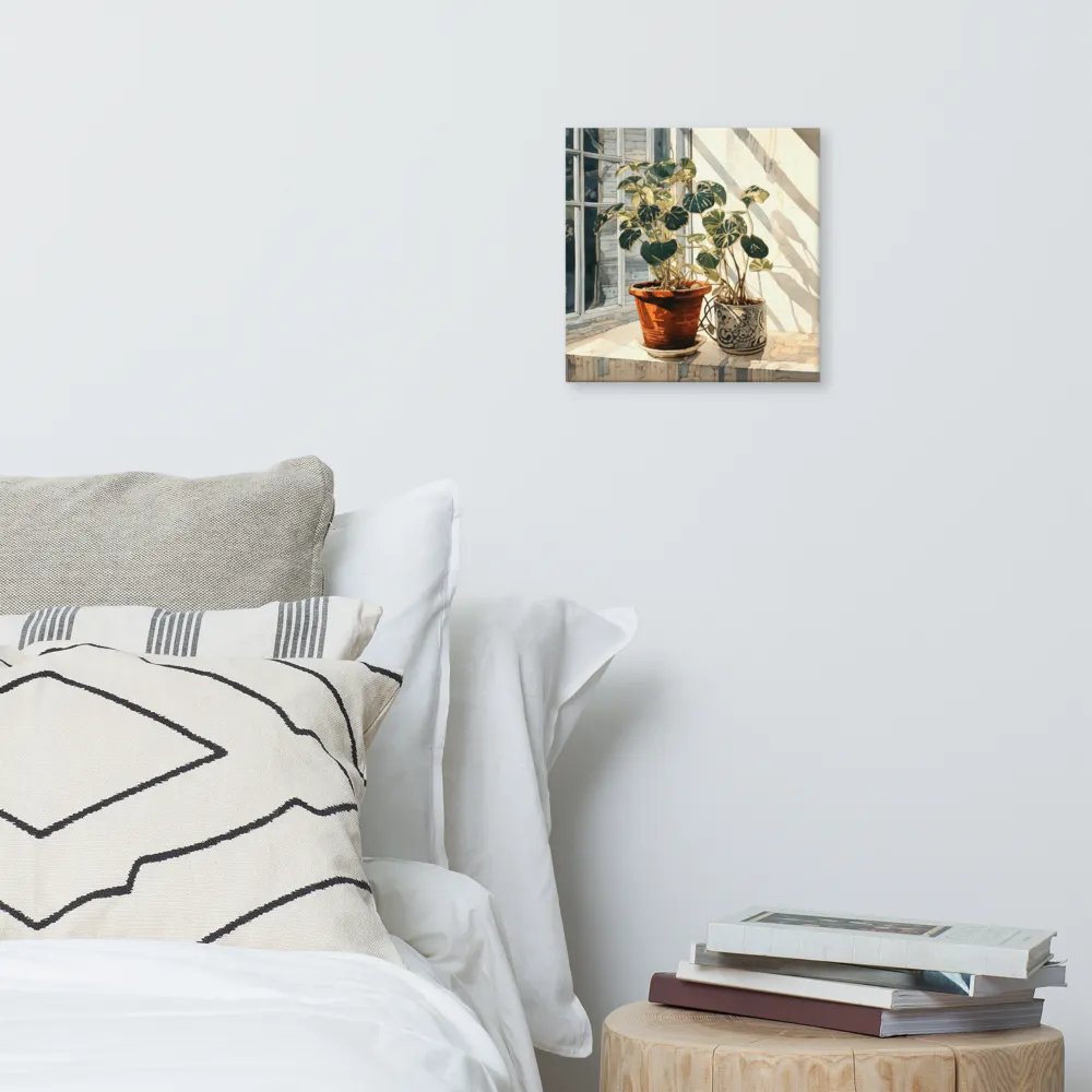 Art2401-10 Potted Plants Still Life - Canvas Print - sm product image (3)
