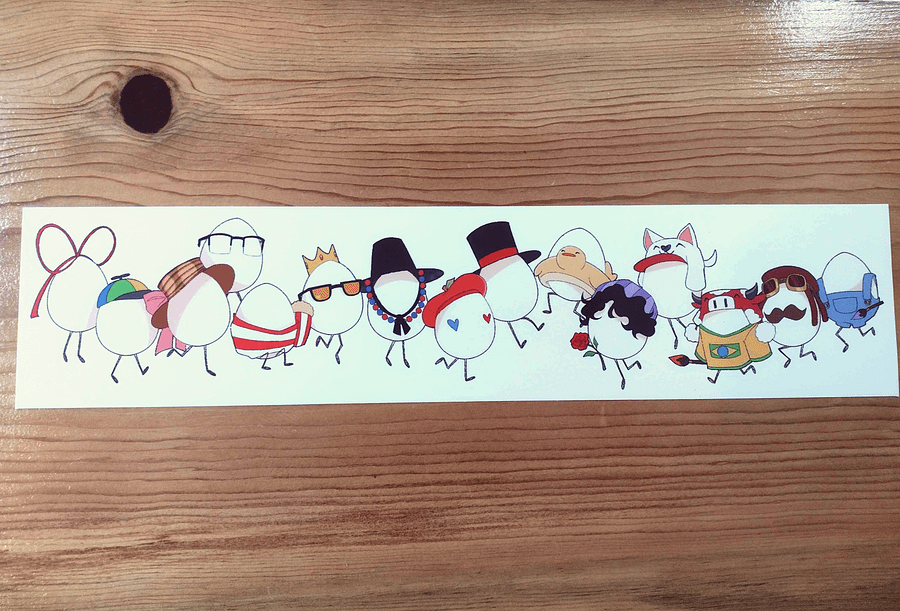 Egg Lineup! - Sticker product image (6)