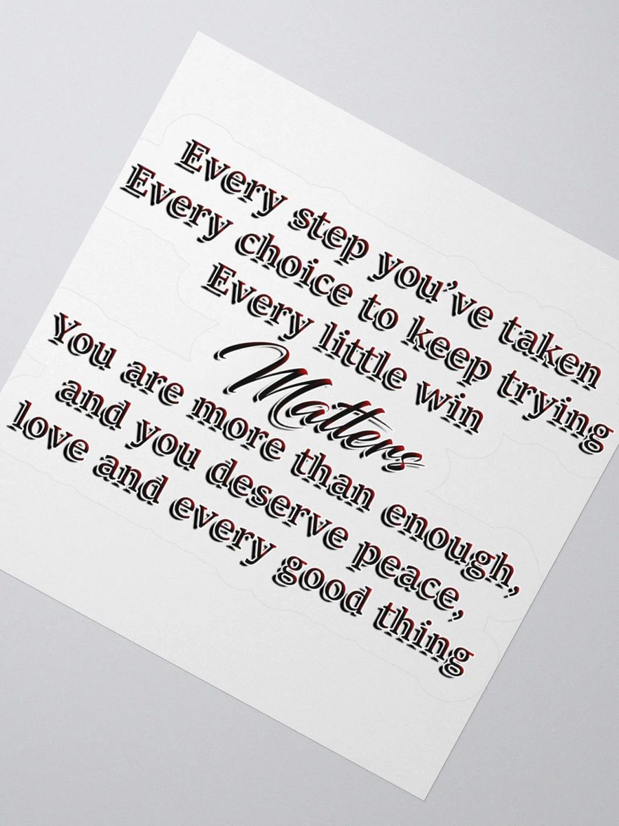 Positivity - Every Step Sticker product image (4)