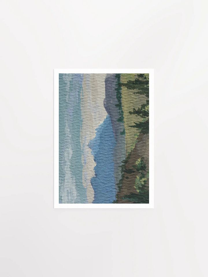 Textured Mountain Hills - Art Print product image (2)