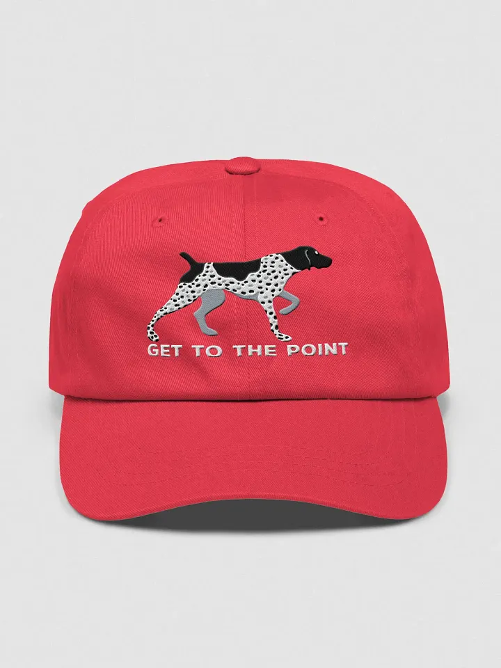 Get to the Point(2) Classic Dad Hat(Embroidered) of a German Shorthaired Pointer(Black Roan) product image (1)