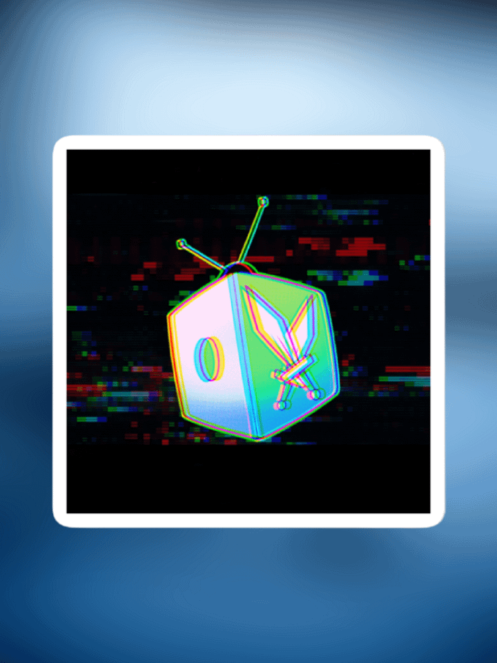 AAOG Glitch Sticker product image (1)