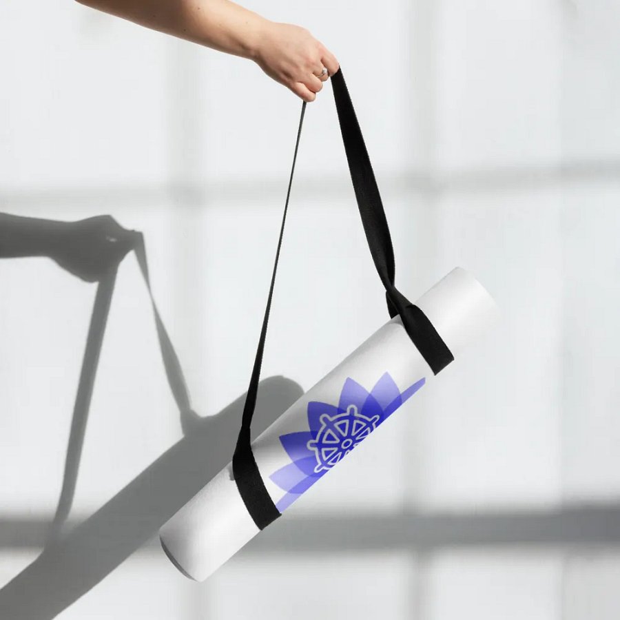 Blue Lotus Yoga Mat product image (7)
