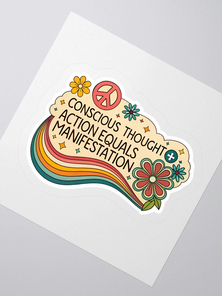 Conscious Manifestation Kiss Cut Stickers product image (8)