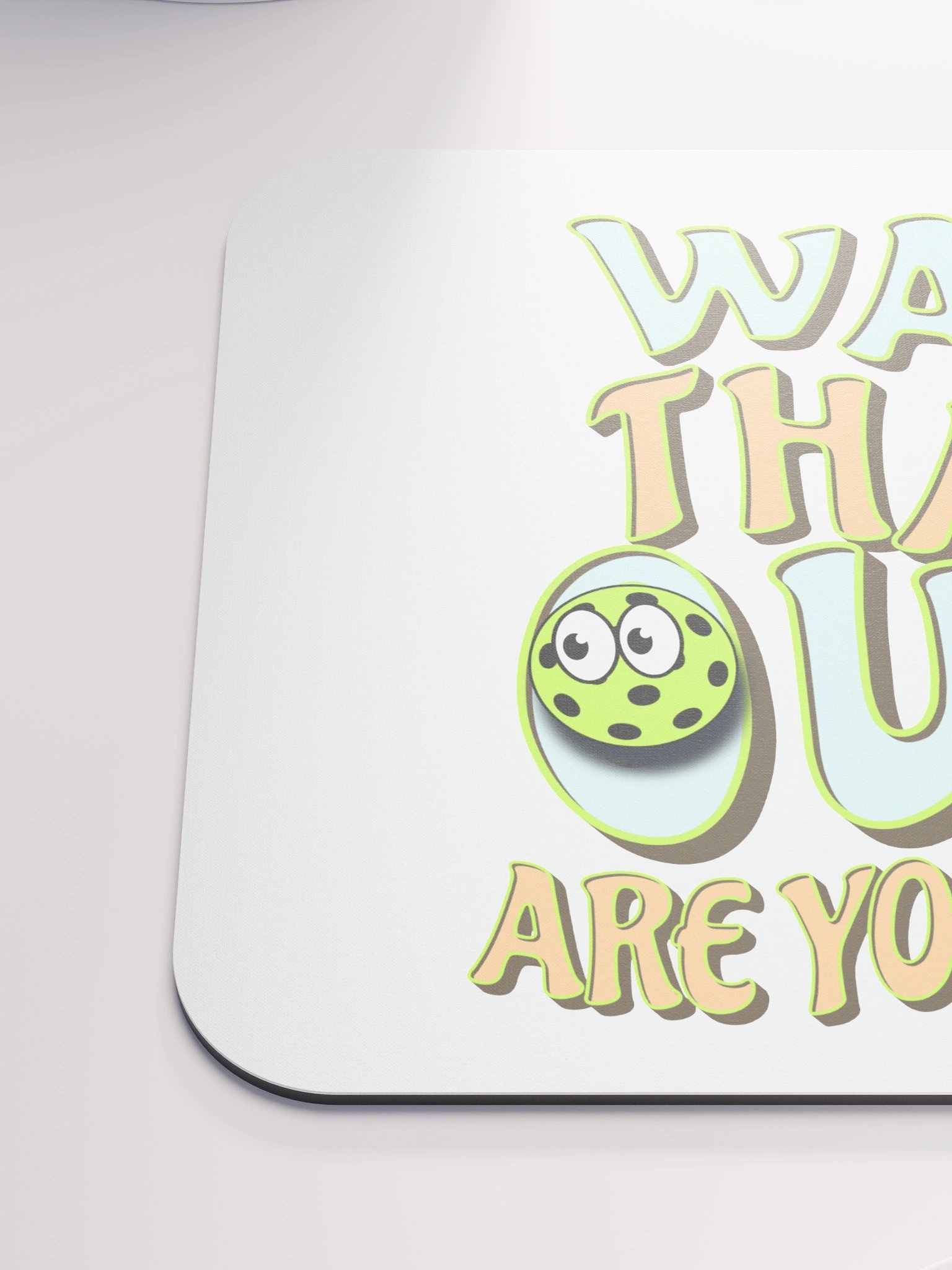 Was That Out? Are You Sure? Pickleball Whimsical Mouse Pad product image (6)