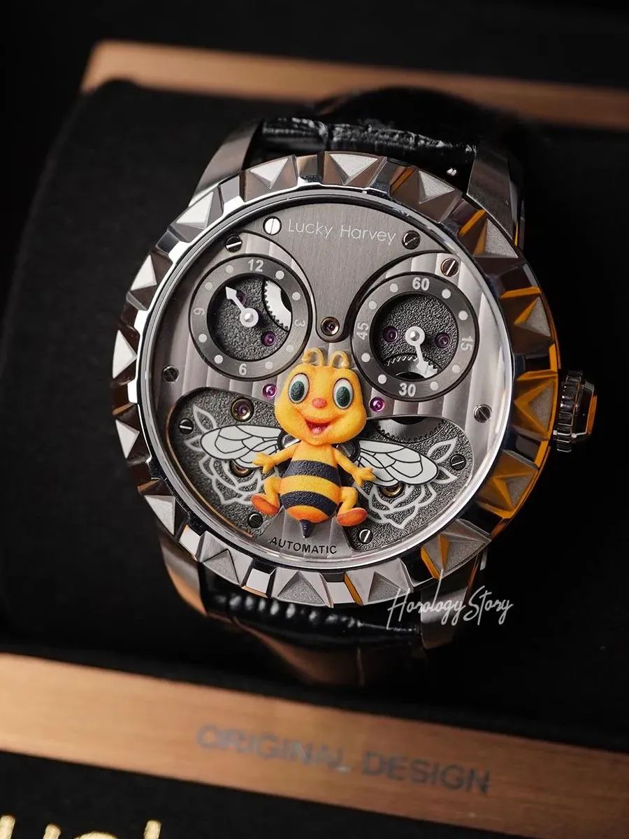 Lucky Harvey Silver Flying Bee Automatic product image (7)