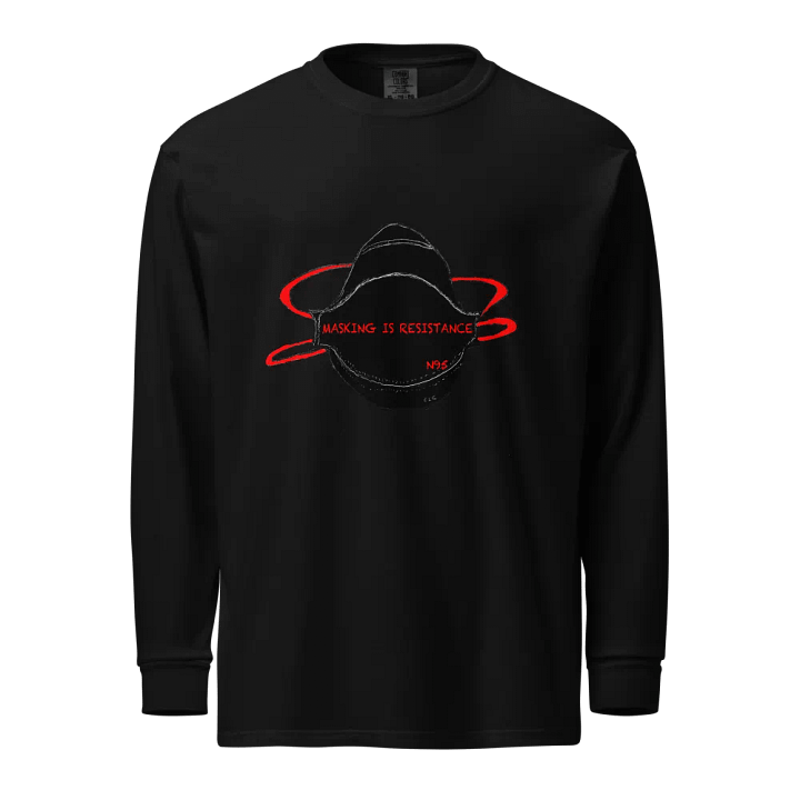 MASKING IS RESISTANCE Long Sleeve Tee product image (1)