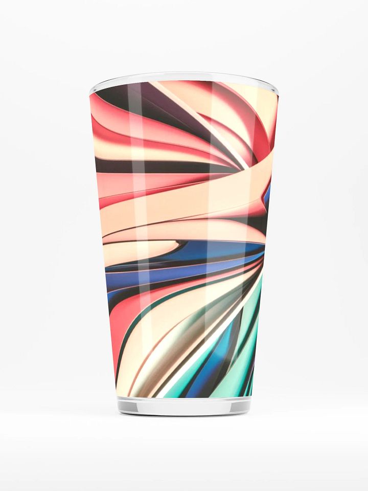 Graphic Grove Abstract Design Shaker Pint Glass - 16oz Clear product image (2)