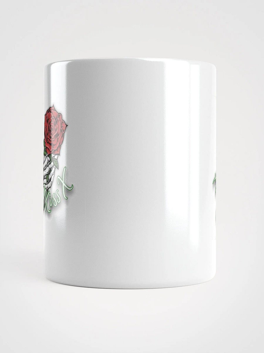Skeletal Rose White Glossy Mug product image (14)