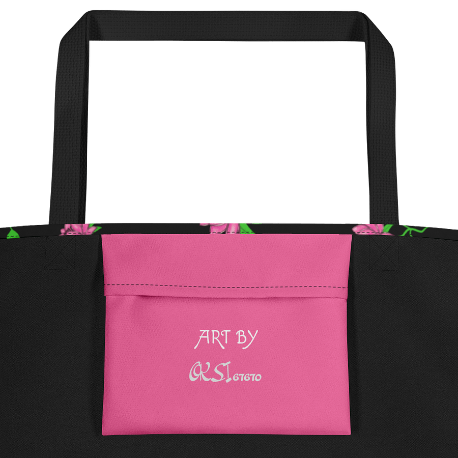 Blossom Noir Customizable Tote Bag product image (2)