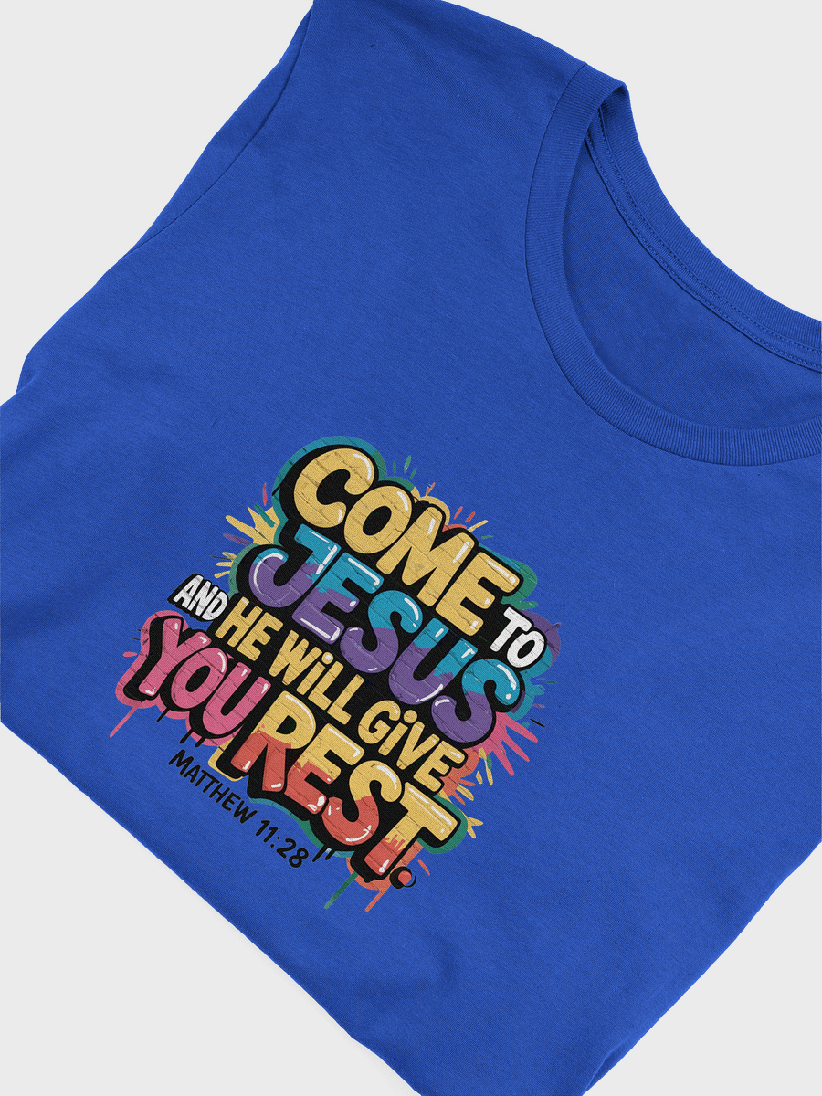 Matthew 11:28 tee unisex product image (22)