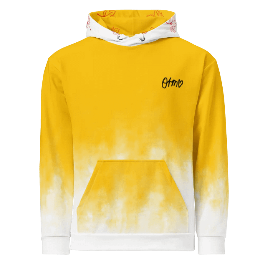 Orm Kornnaphat Maple Design Unisex Hoodie (Yellow & White) product image (12)