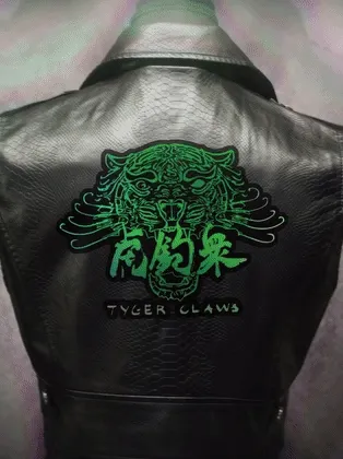 CP 2077 - Tiger Claws Luminous Rocker Vest [Prebuilt Design] product image (1)