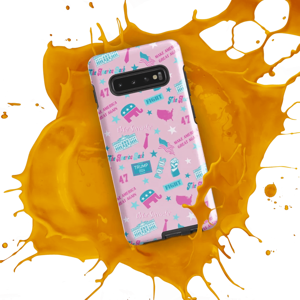 Trump 2024 Election-Themed Patriot Make America Great Again Pink Pattern Phone Case for Samsung product image (53)