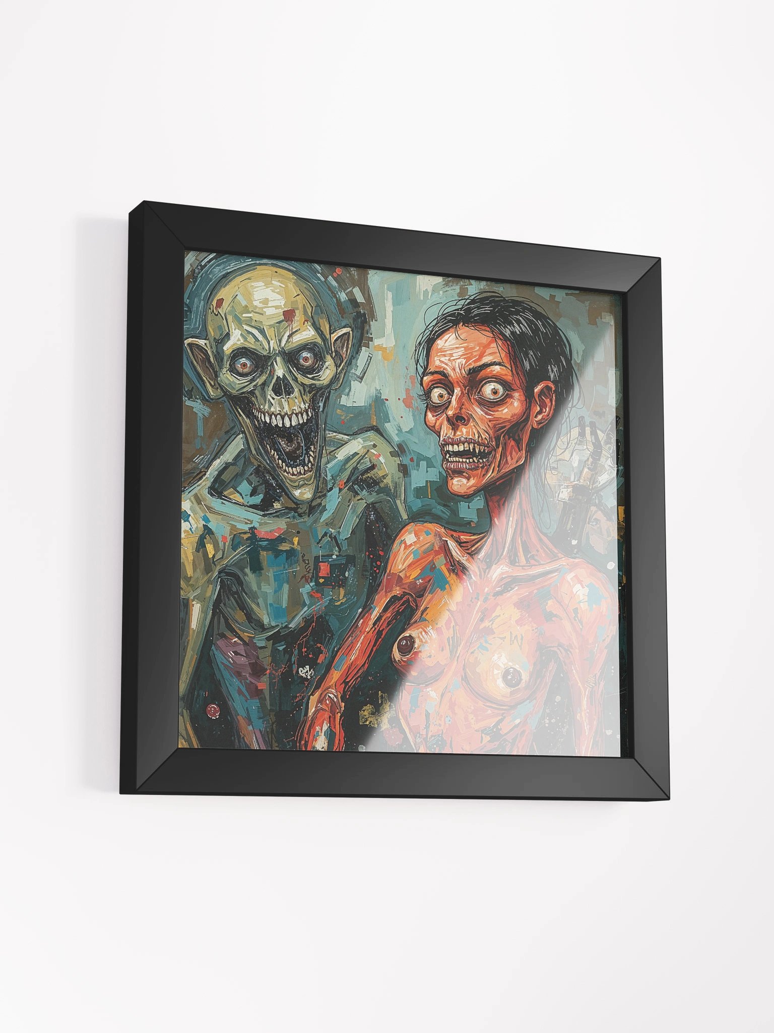 Brushstrokes of the Damned Framed Print product image (13)