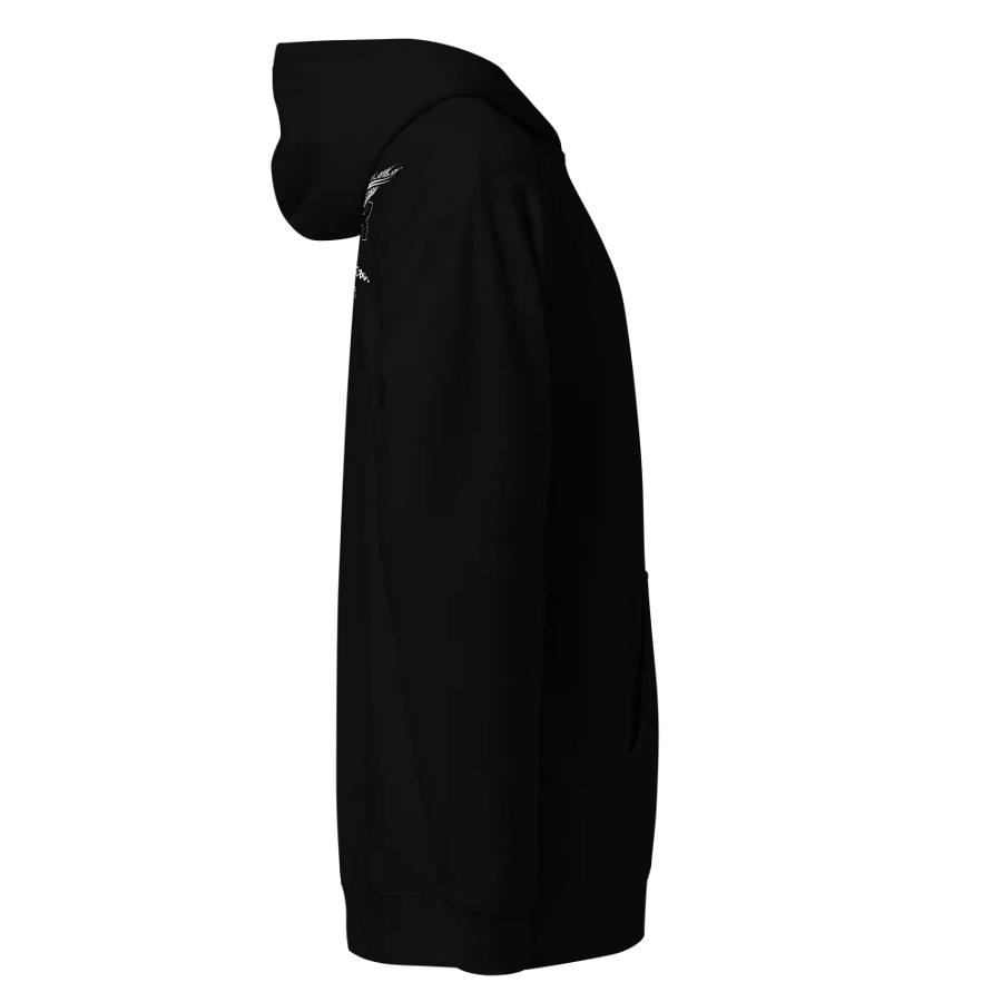 Midweight Hoodie - Embroidered - Black HApex Gear White Logo product image (11)