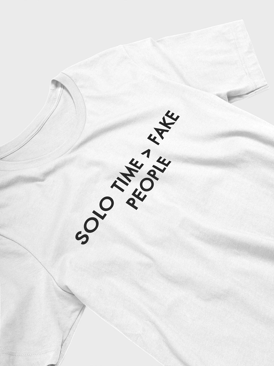 Solo Time > Fake People - Bella+Canvas Supersoft T-Shirt product image (3)
