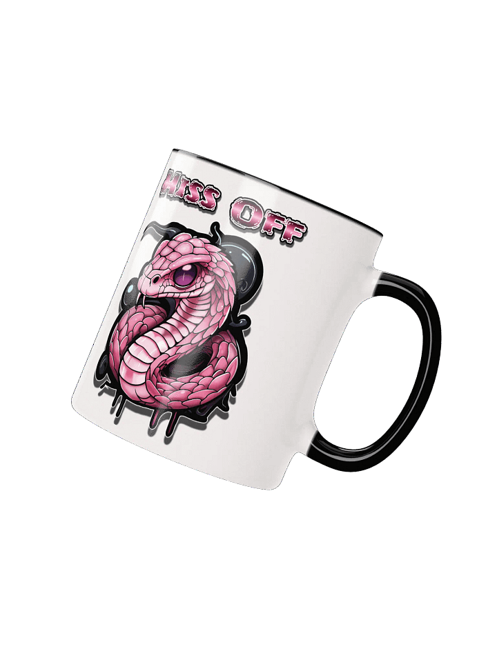 Hiss Off Ceramic Mug - Color Inside - With Words product image (2)